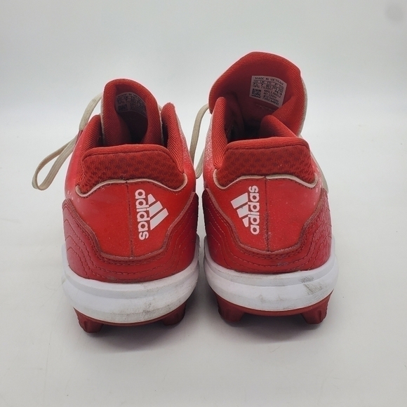 adidas Men Size 7.5 Shoes Baseball Cleats Icon 4 Splash MD Red Lace Up G26694 - Picture 5 of 12
